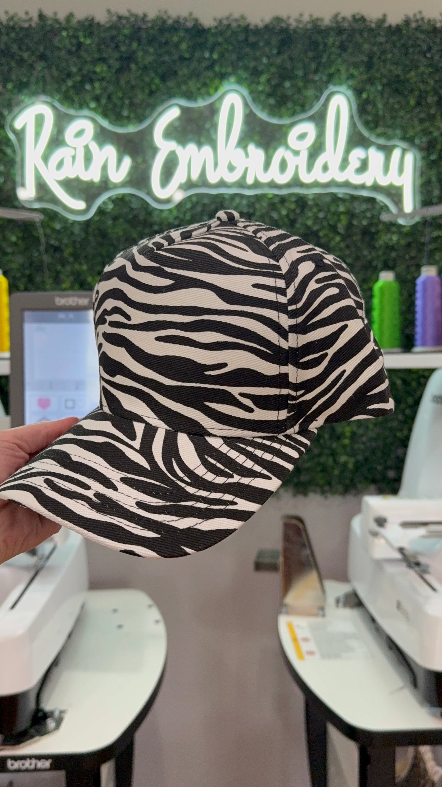 Zebra Trucker Hat (blanks)