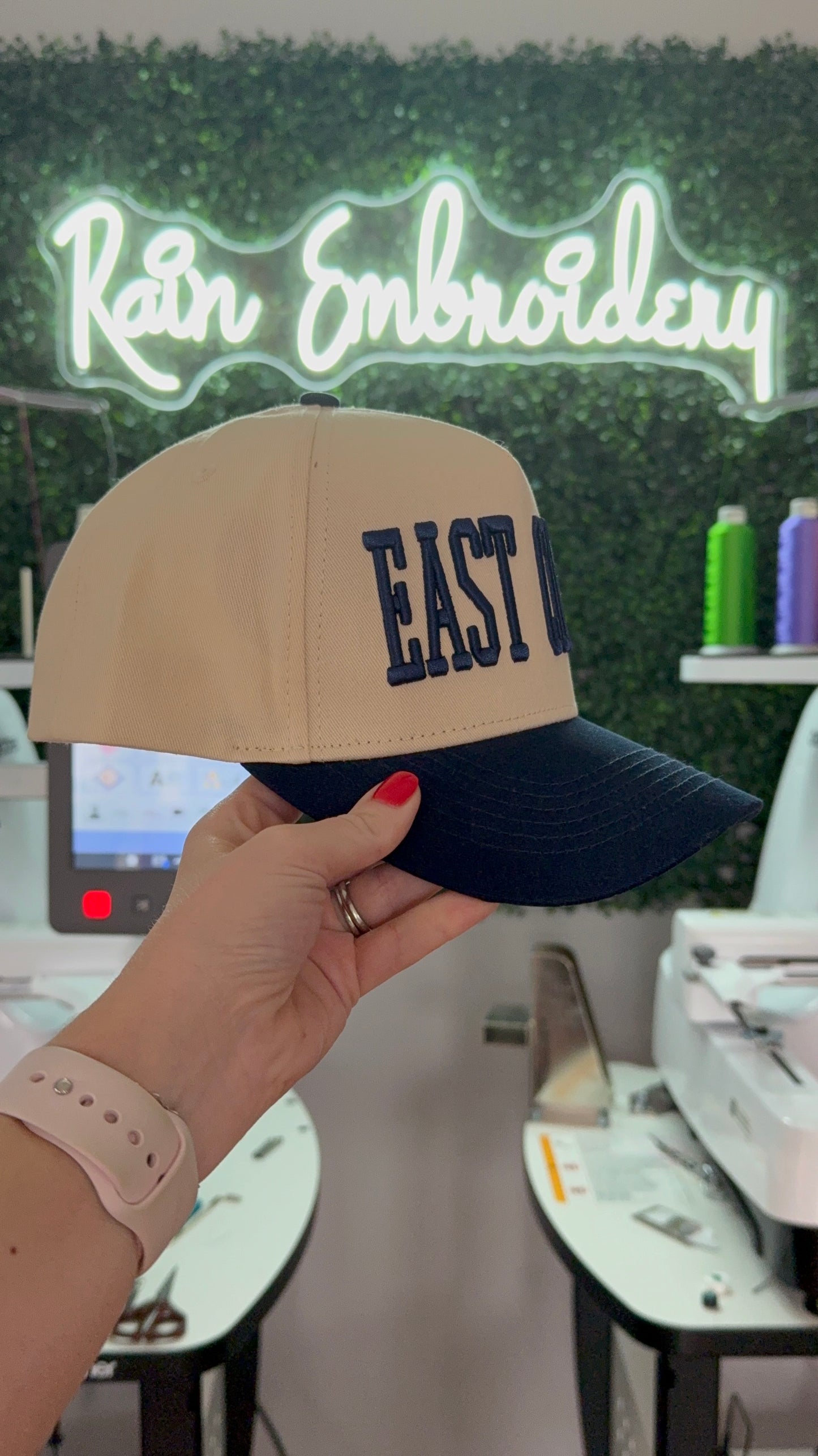 EAST COAST - Vintage Navy Blue Hat (PRE-ORDER)