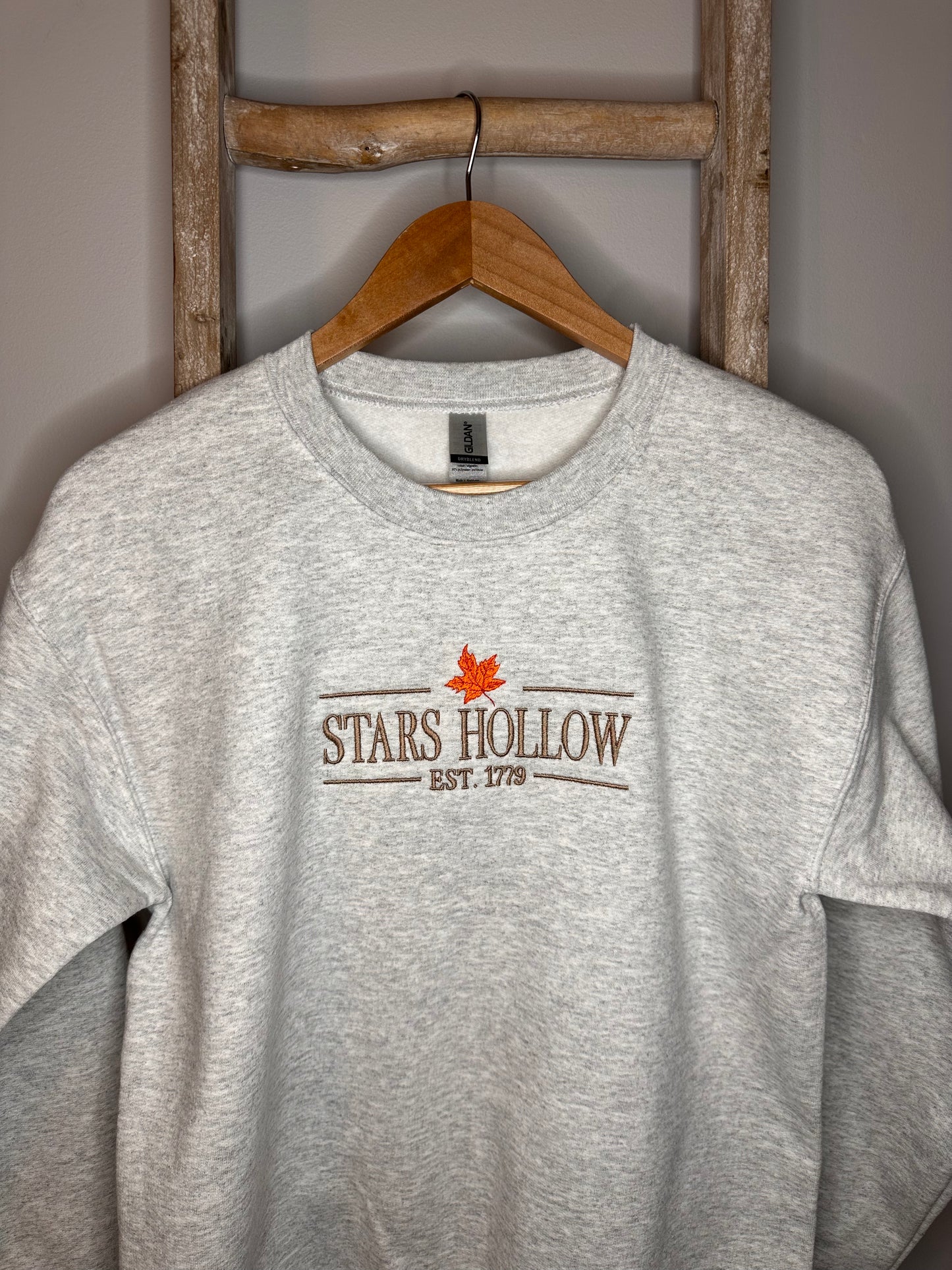 Stars Hollow Embroidered Crew