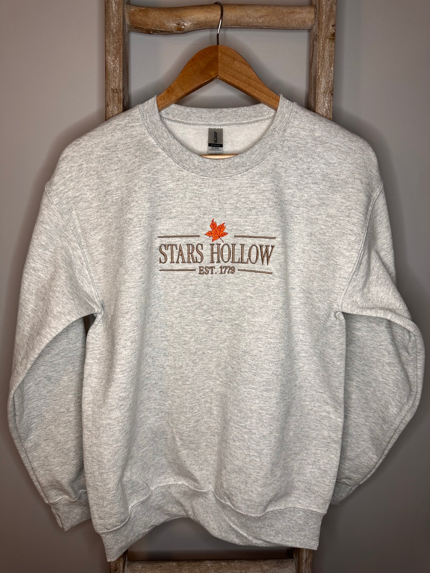 Stars Hollow Embroidered Crew