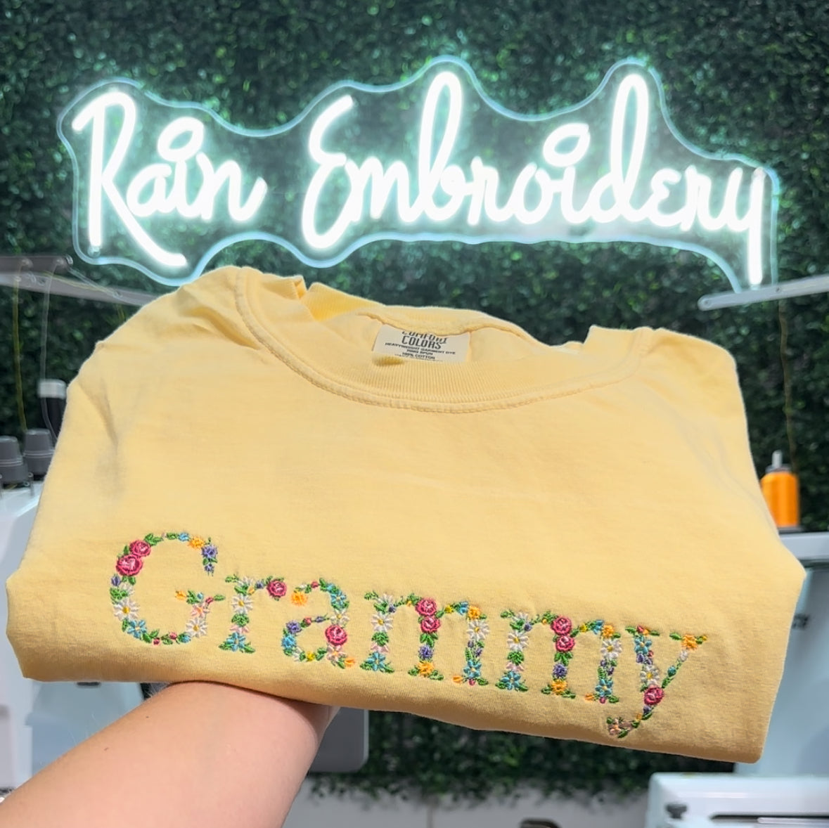 Floral Embroidery T-Shirt