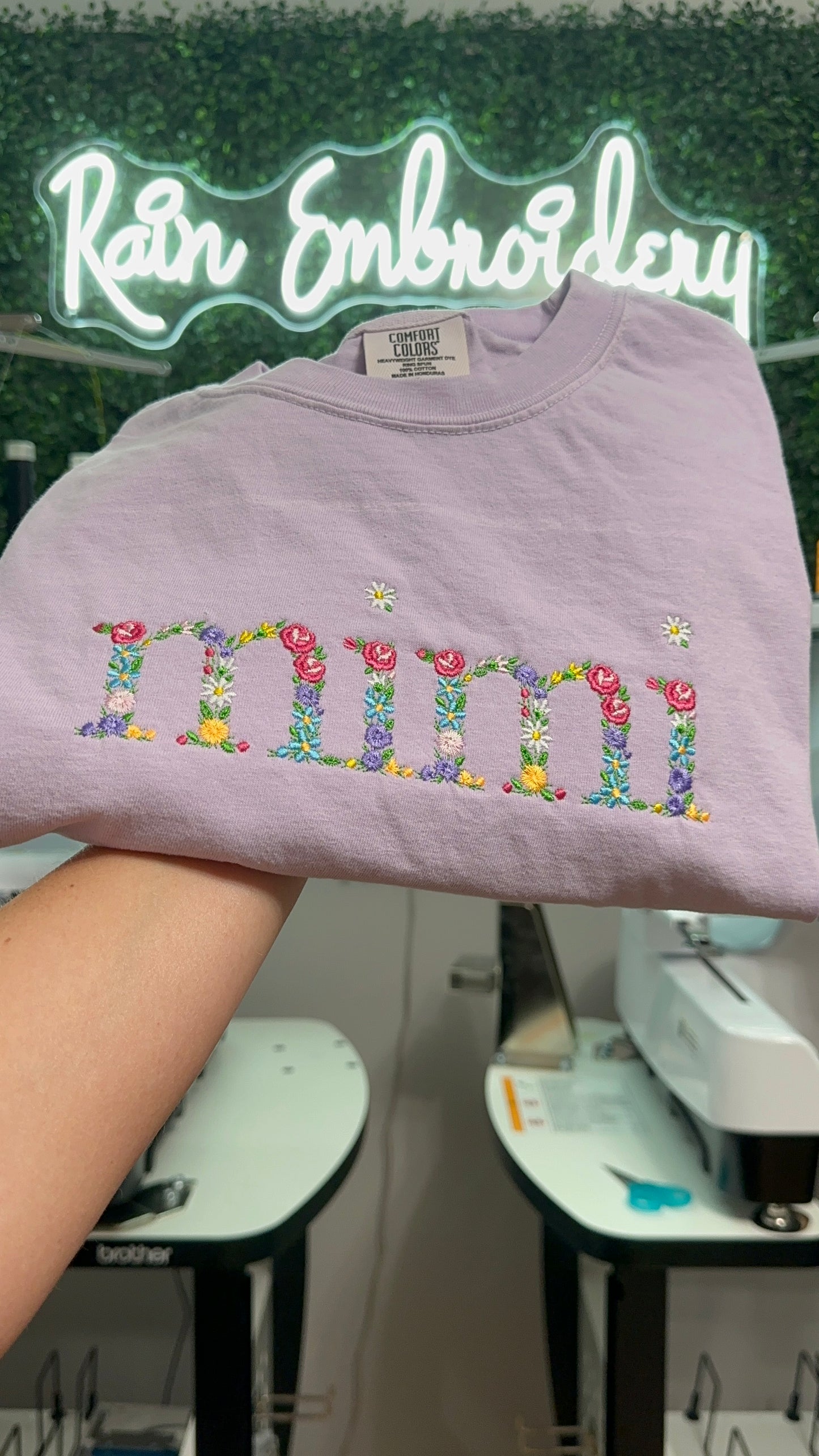 Floral Embroidery T-Shirt