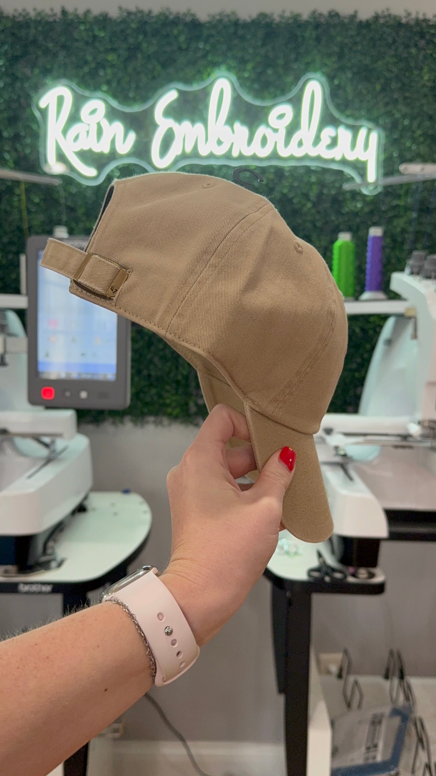 White Coquette Bow Embroidered Hat