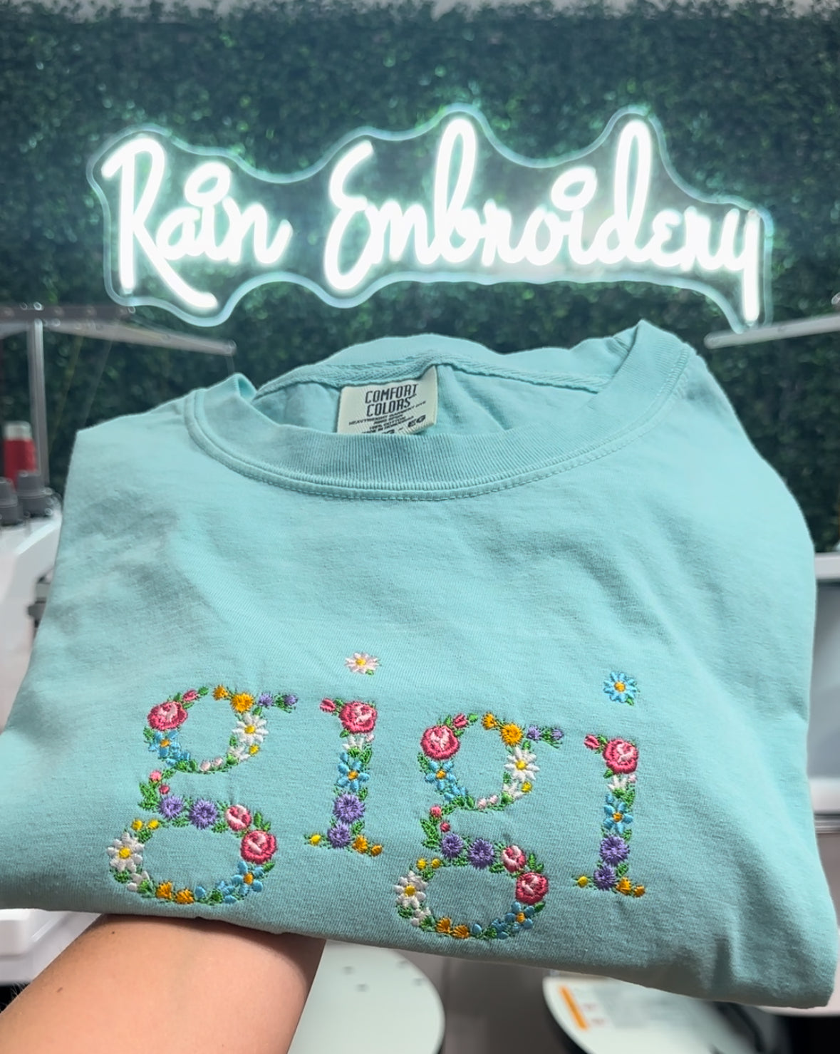 Floral Embroidery T-Shirt