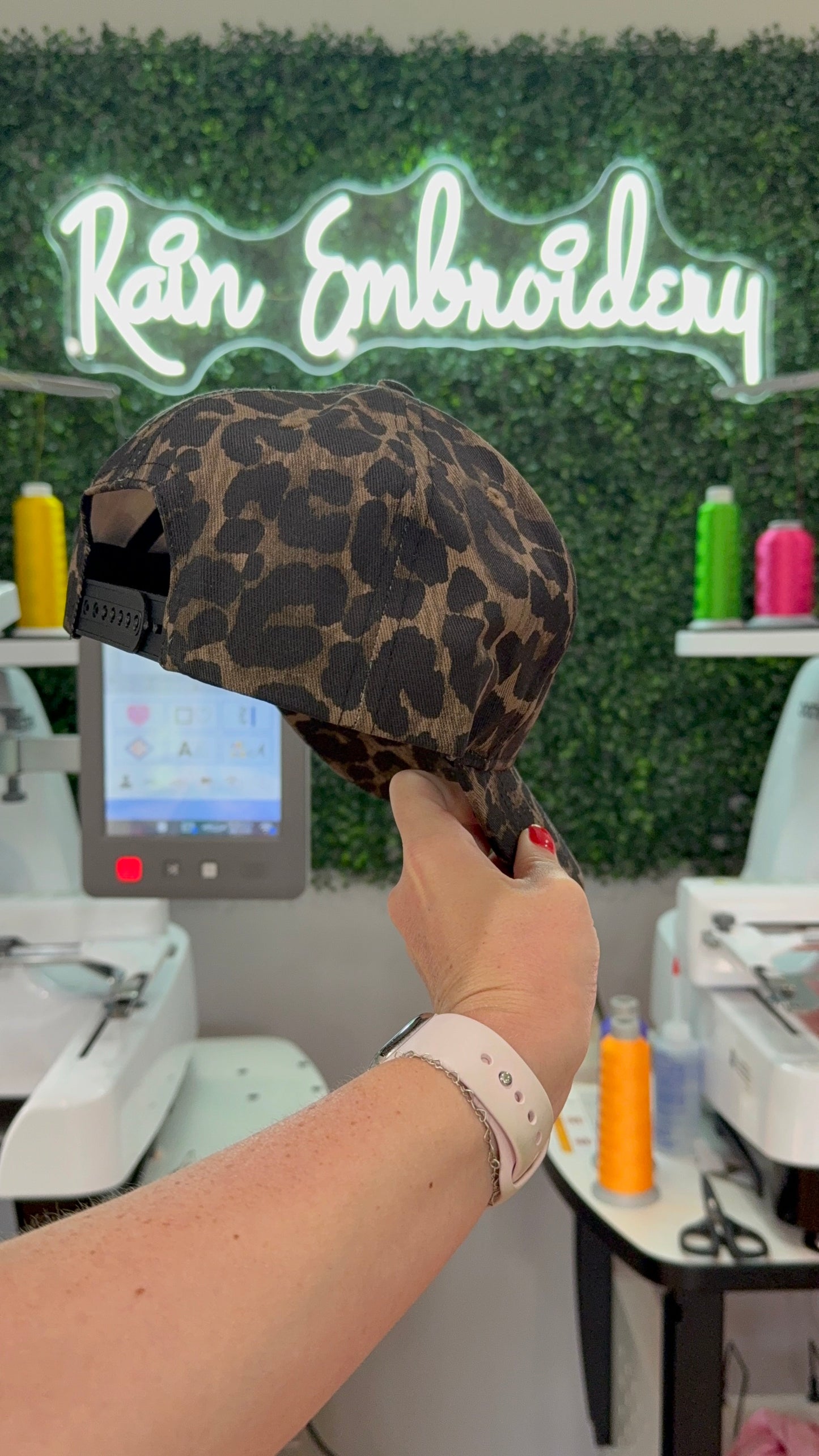 Full Leopard (blank) trucker hat