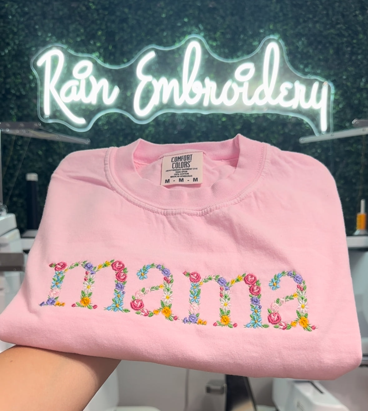Floral Embroidery T-Shirt