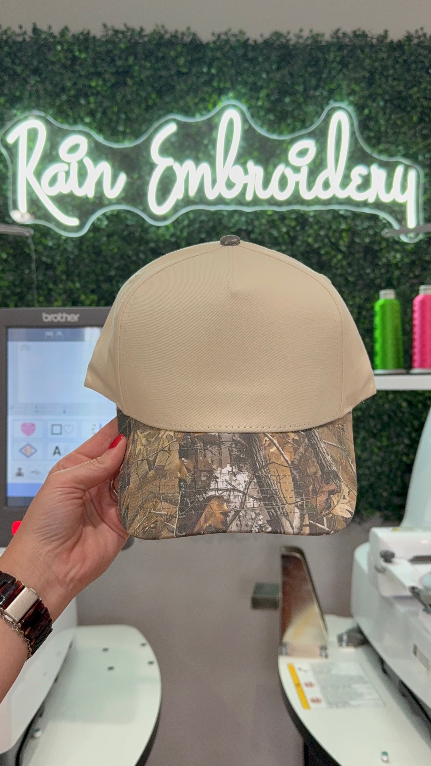 NEW! Camo Bill Trucker Hat