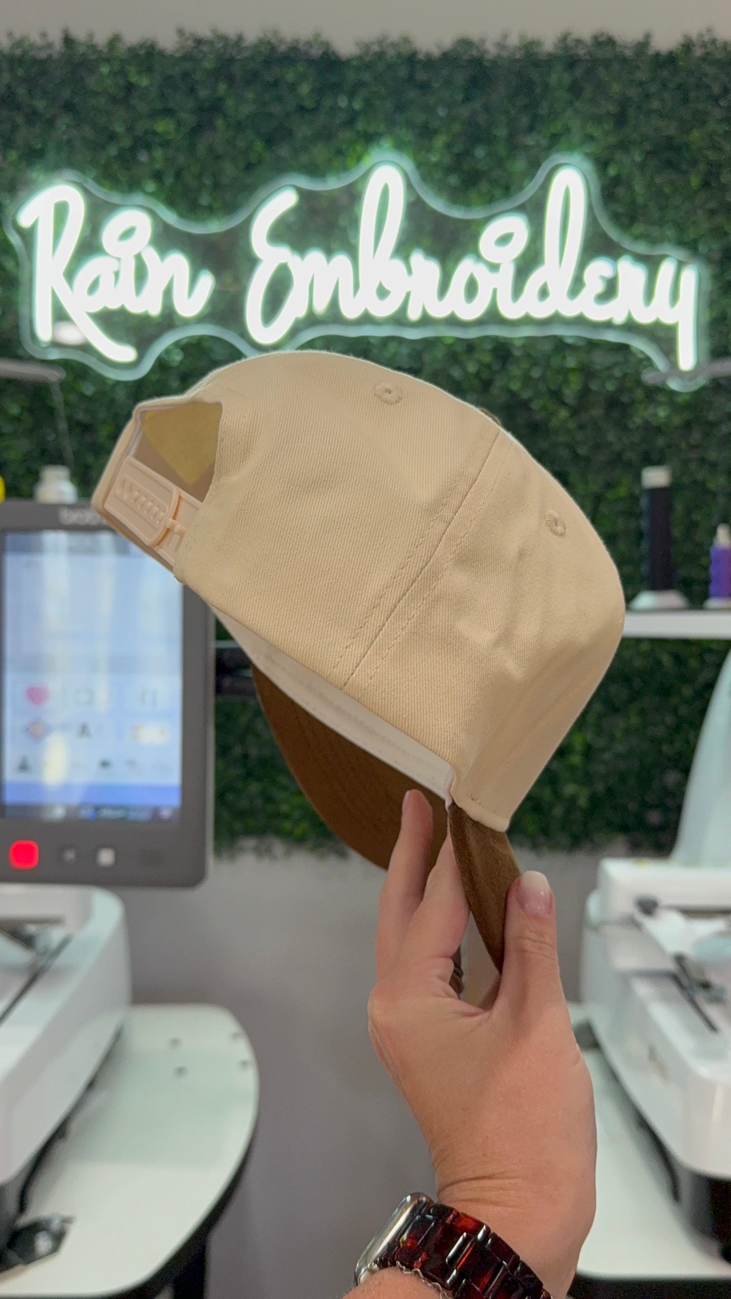 Brown Suede Trucker Hat (blank)