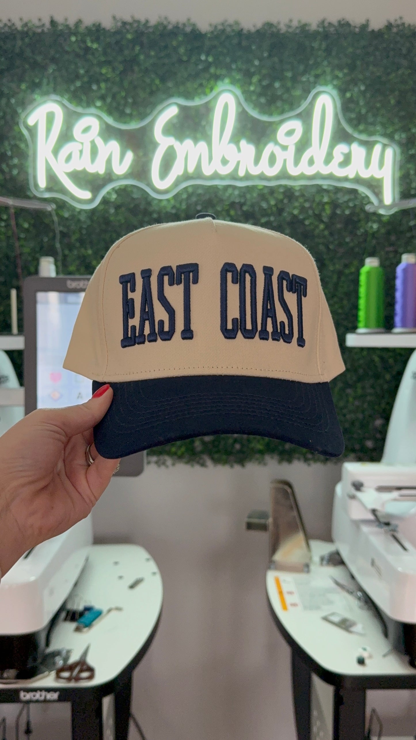 EAST COAST - Vintage Navy Blue Hat (PRE-ORDER)