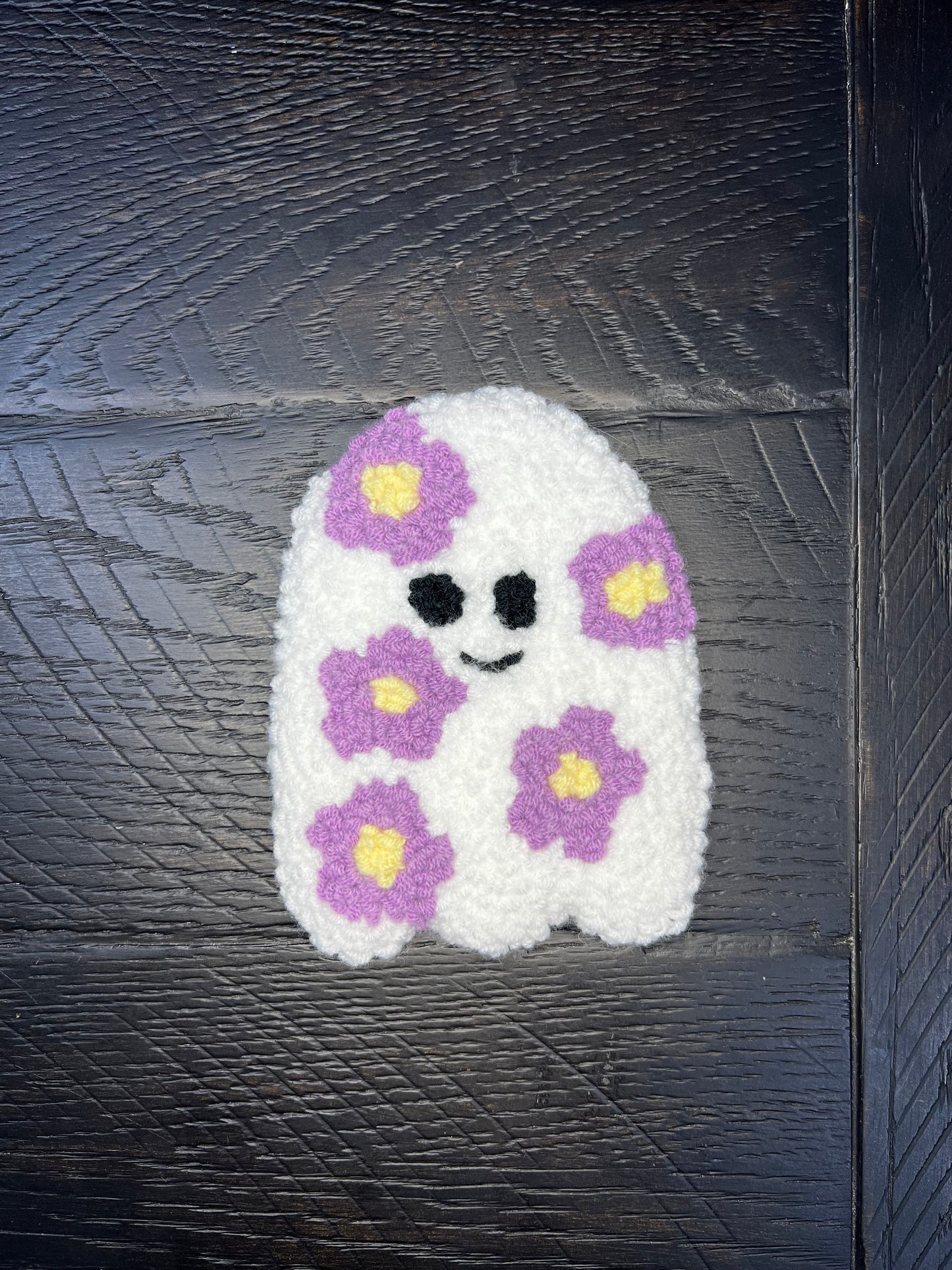 Flower Ghost Tufted Coaster