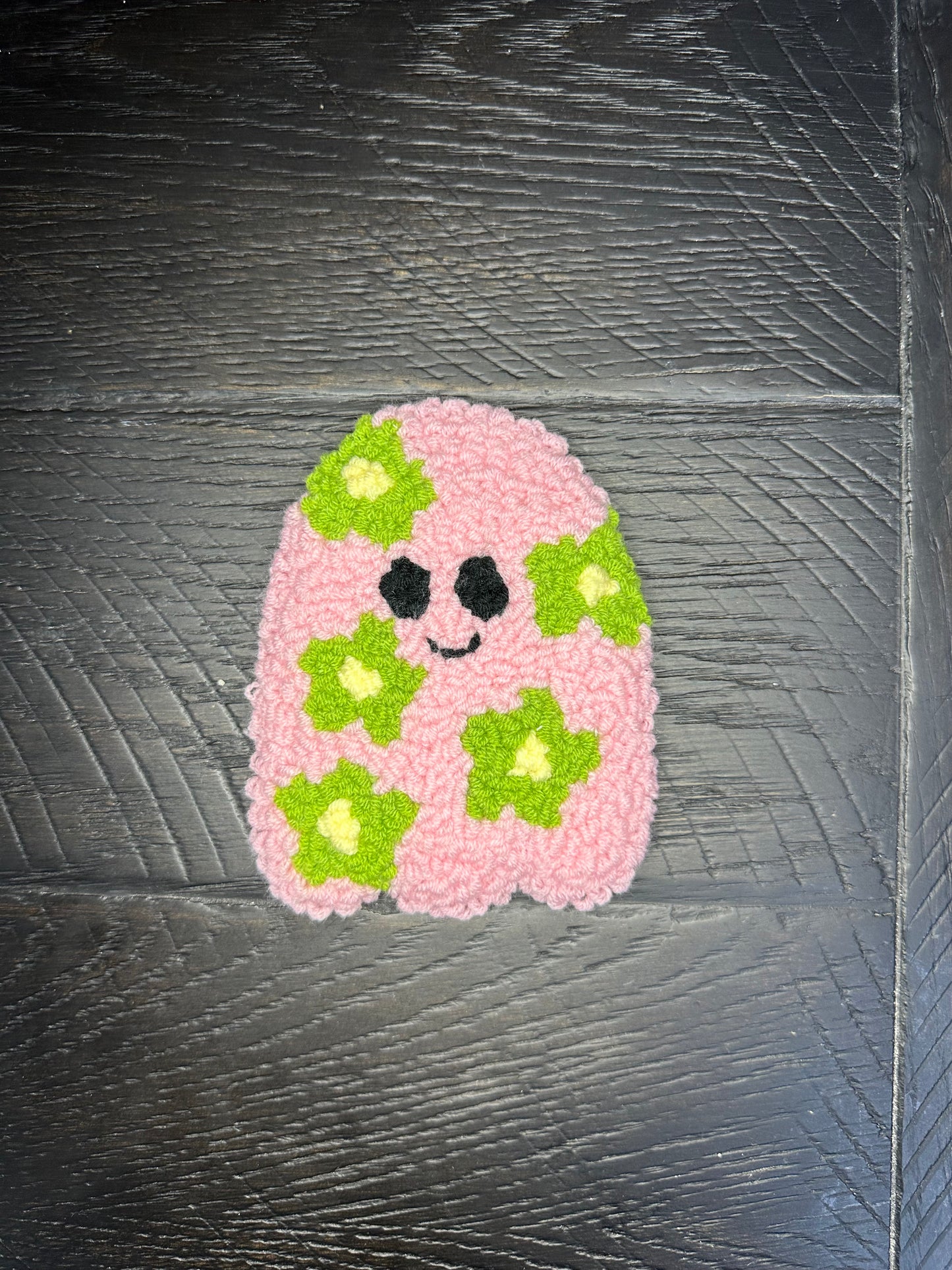 Flower Ghost Tufted Coaster