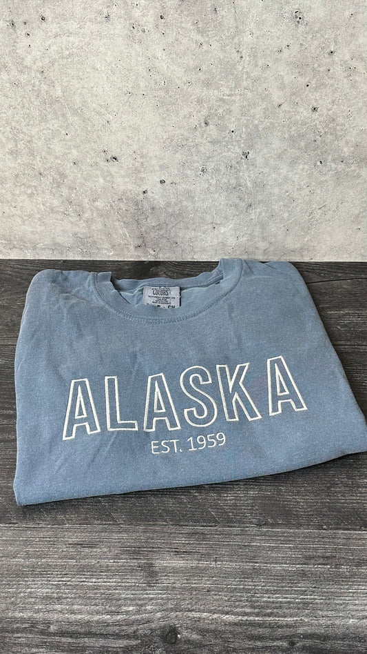 Alaska Embroidered Tee