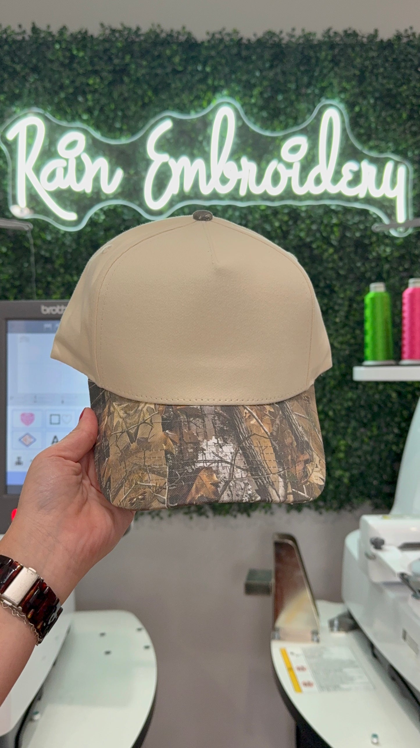 NEW! Camo Bill Trucker Hat
