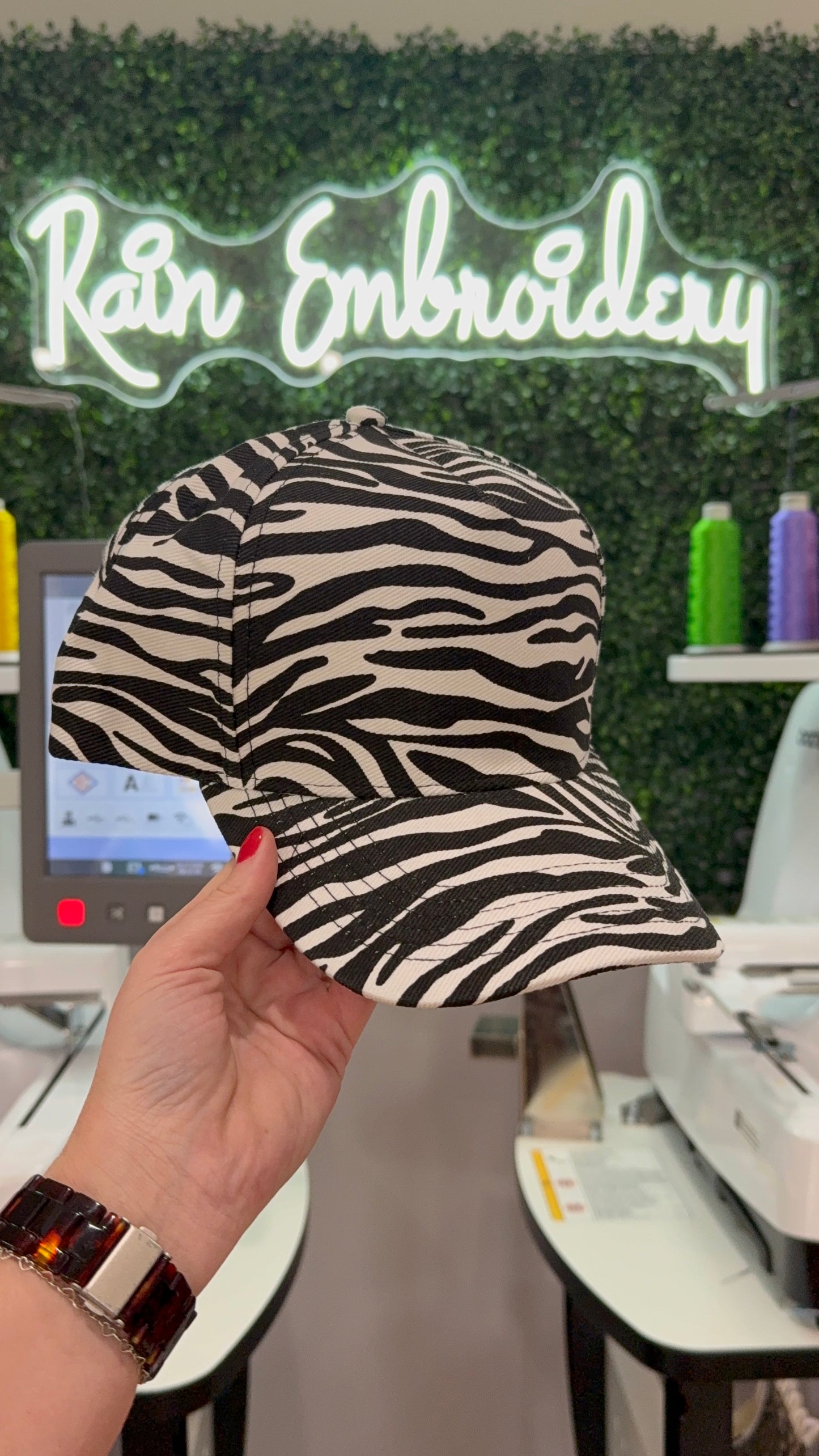 Zebra Trucker Hat (blanks)