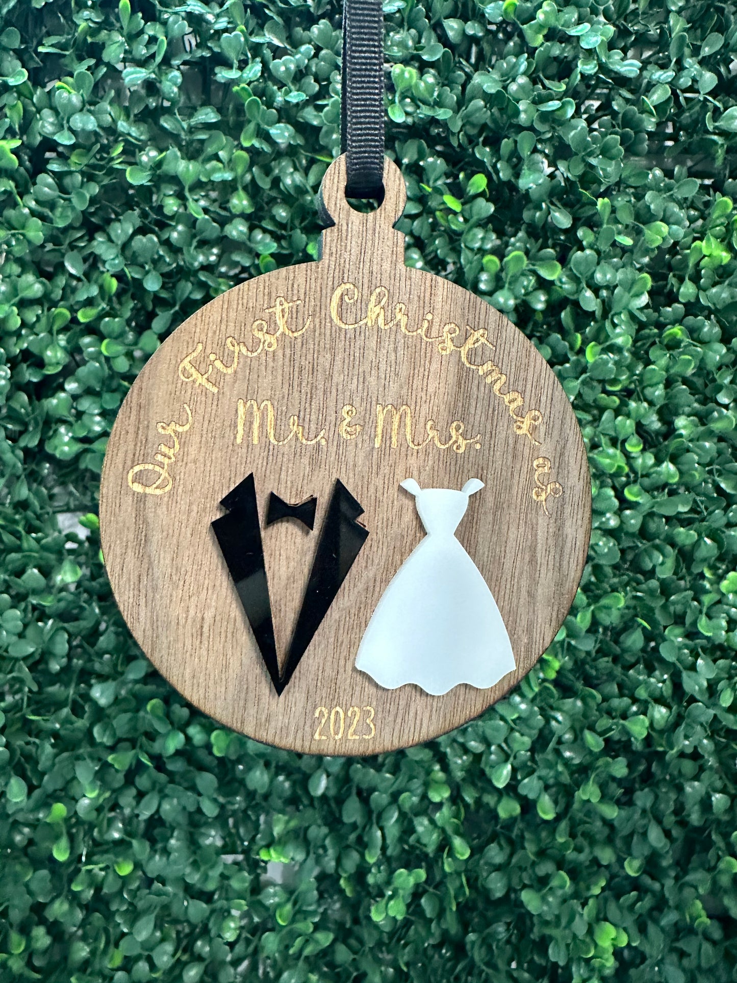 First Year Married Christmas Ornament