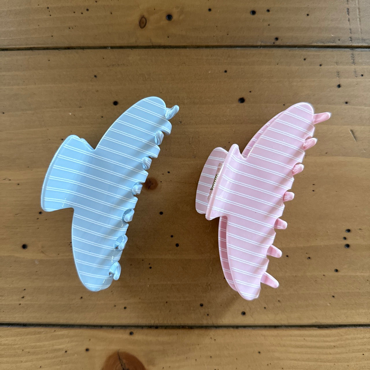 Striped Claw Clip Set