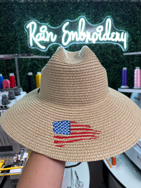 Flag Embroidered Hat ☀️