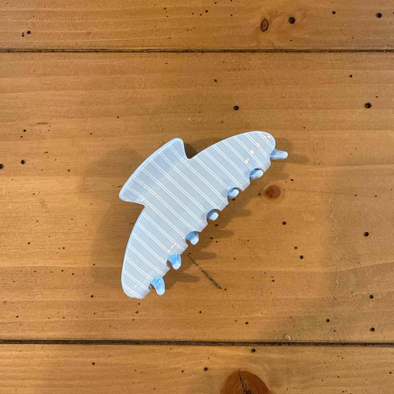 Blue Striped • Oversized Claw Clip