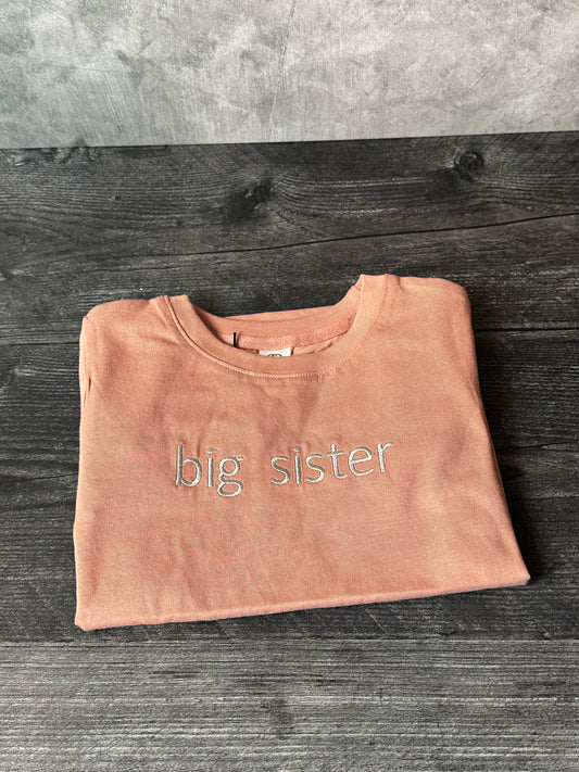 Big Sister Toddler Shirt