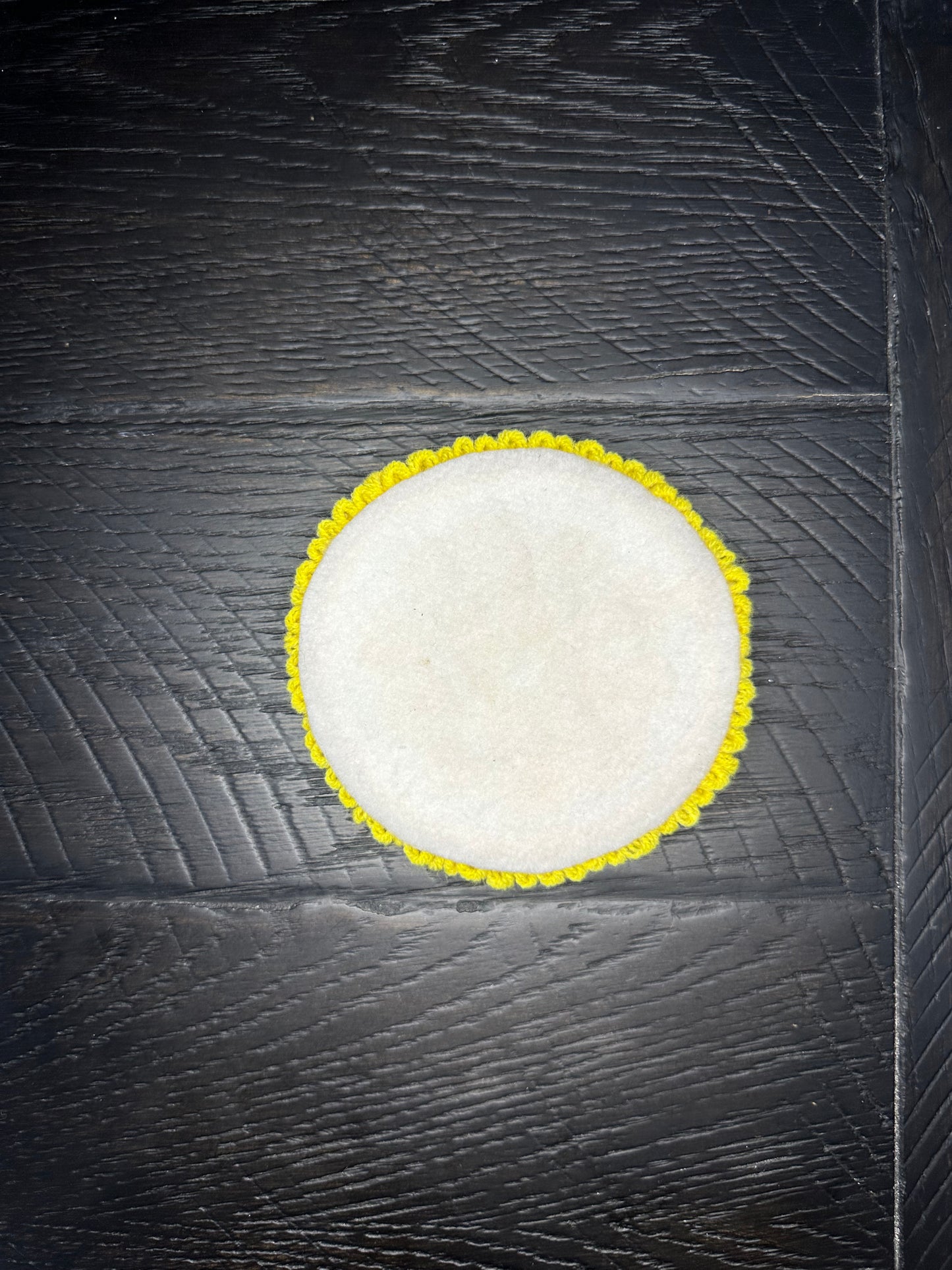 Lemon Tufted Coaster