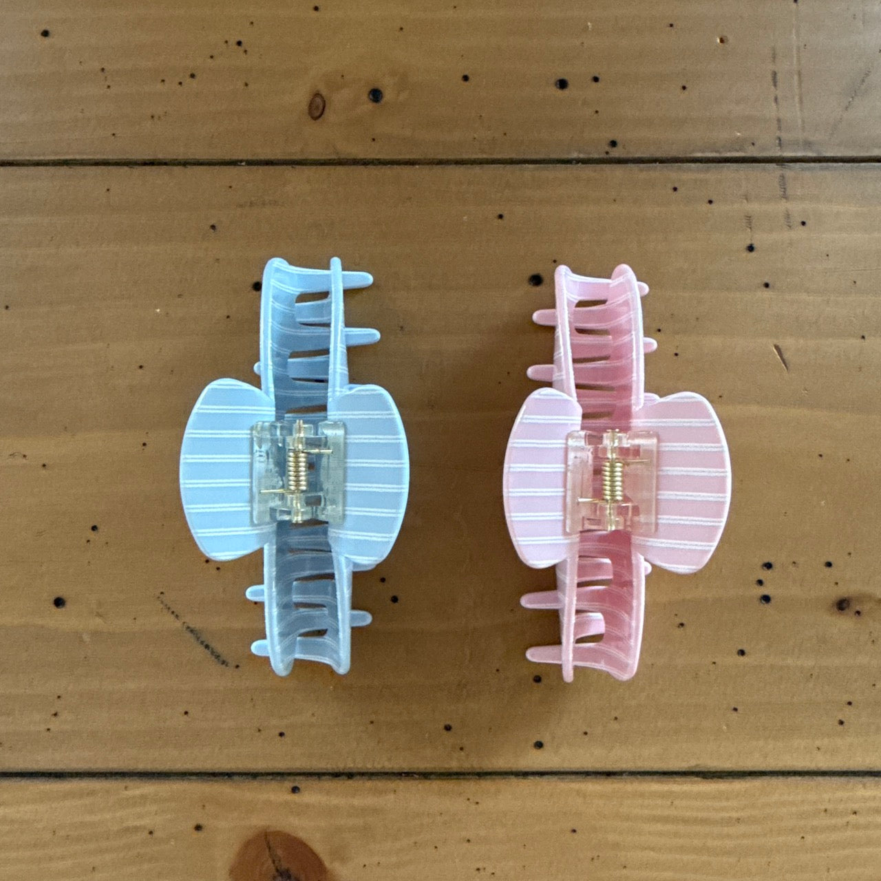 Striped Claw Clip Set