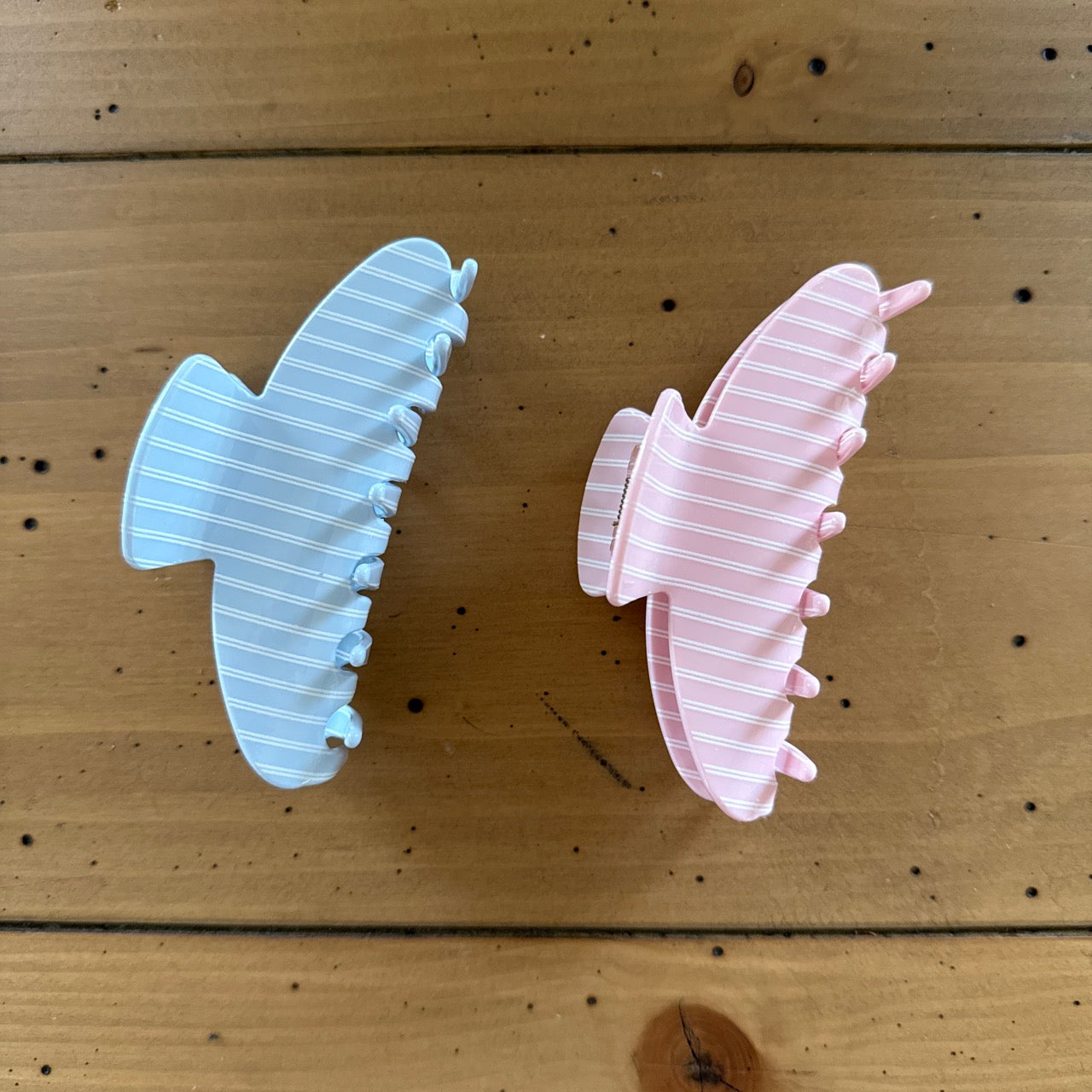 Striped Claw Clip Set