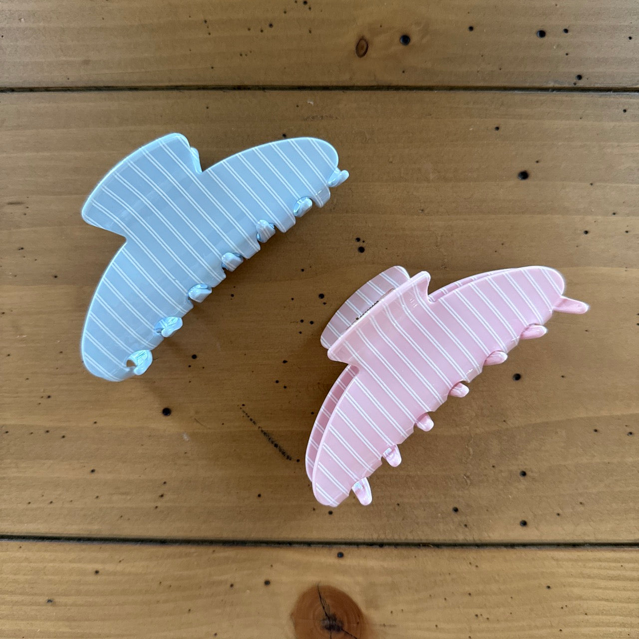 Striped Claw Clip Set