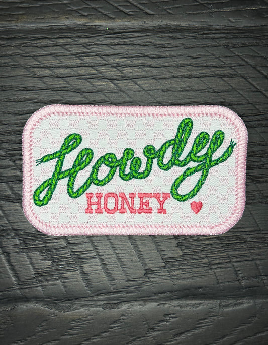 Howdy Honey Embroidered Patch