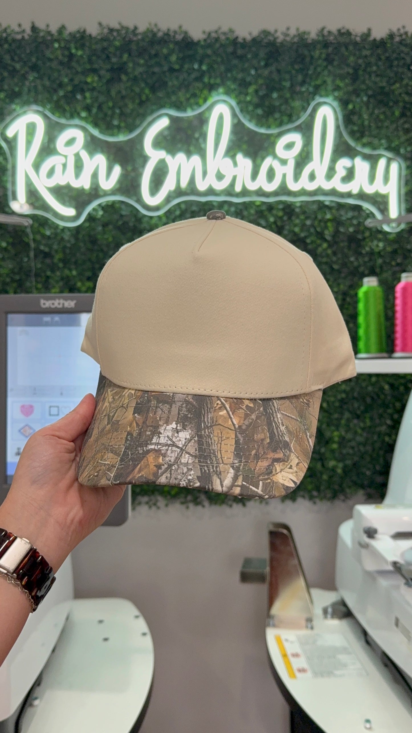 NEW! Camo Bill Trucker Hat