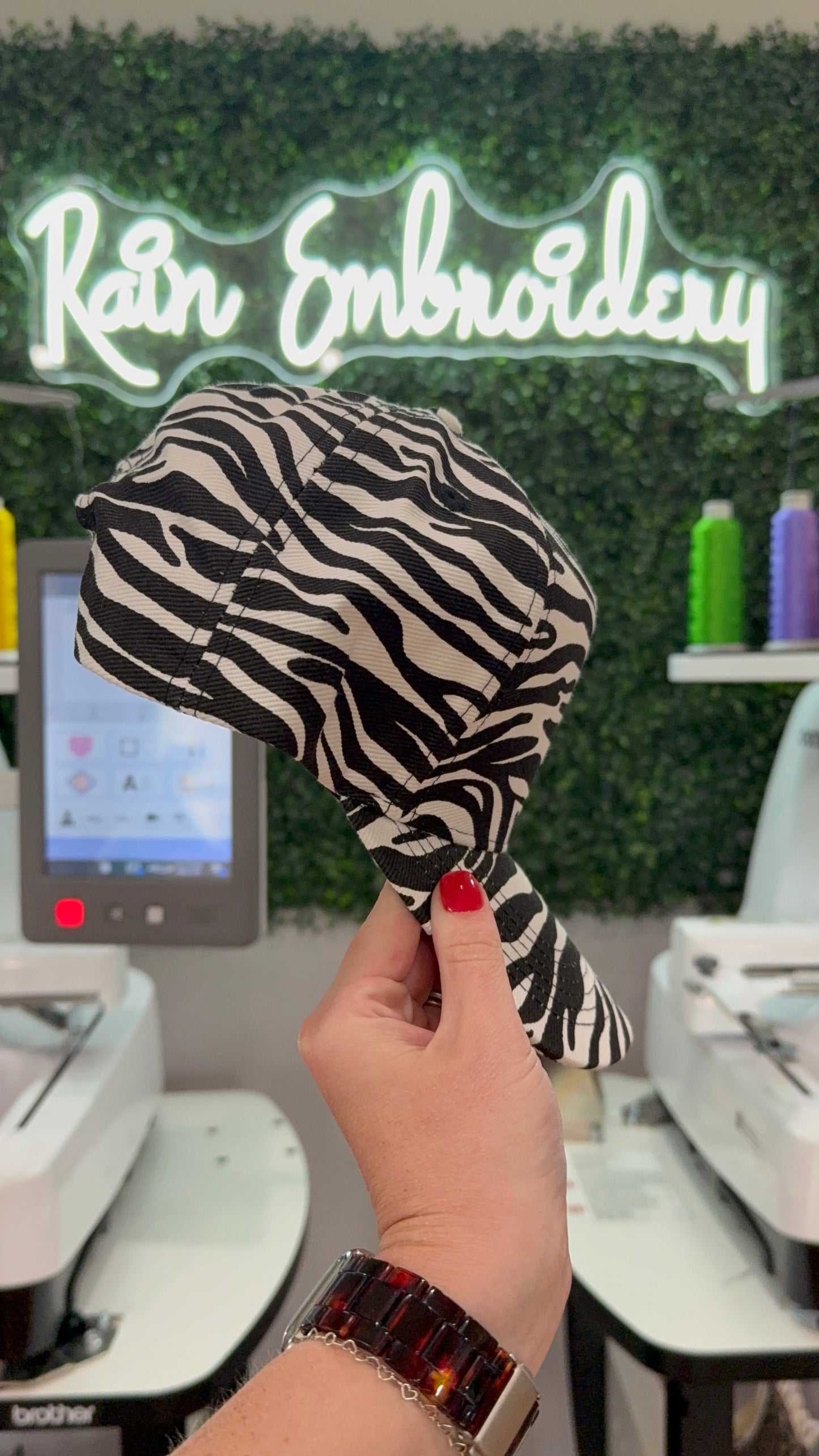 Zebra Trucker Hat (blanks)