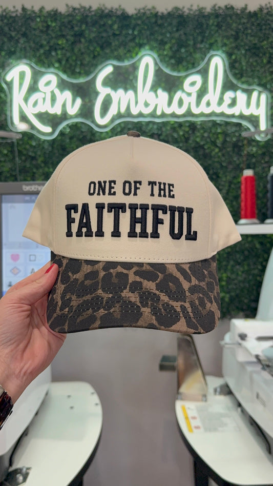 FAITHFUL Vintage Leopard Embroidered Hat
