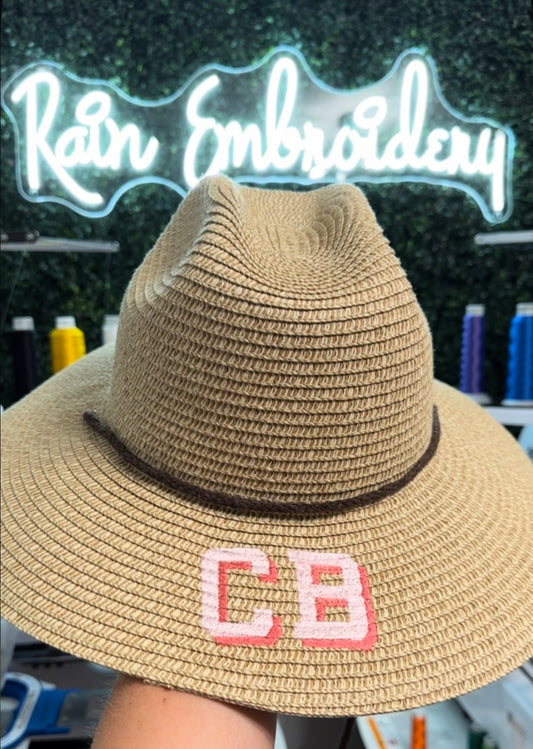 Monogrammed Hat ☀️