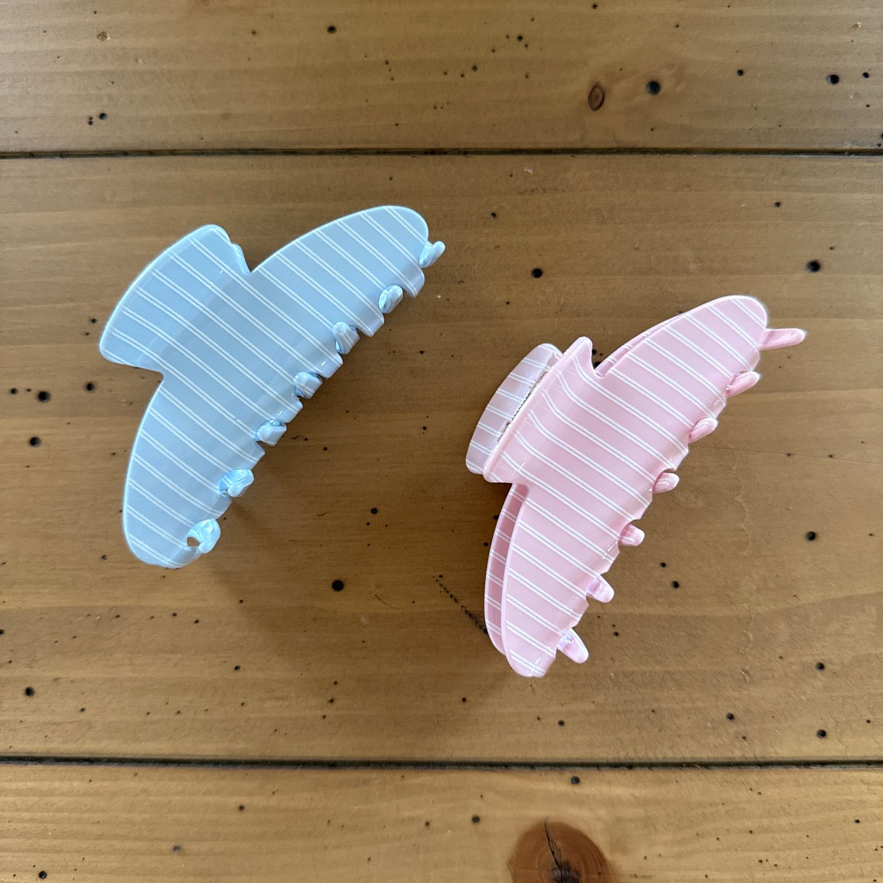 Striped Claw Clip Set