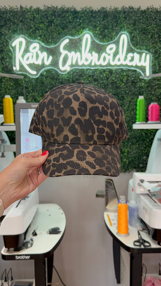 Full Leopard (blank) trucker hat