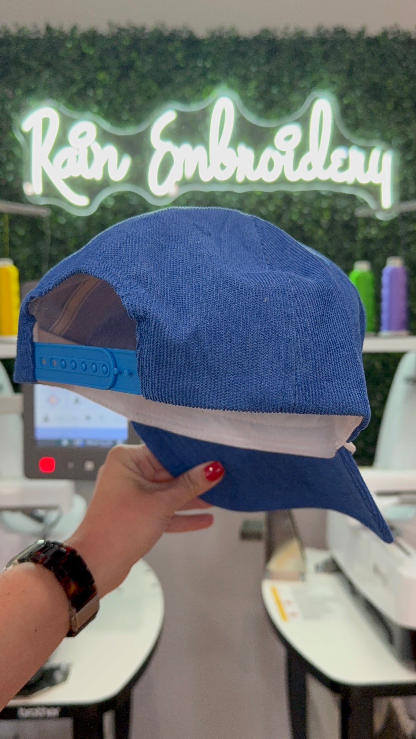 USA Embroidered Corduroy Trucker Hat