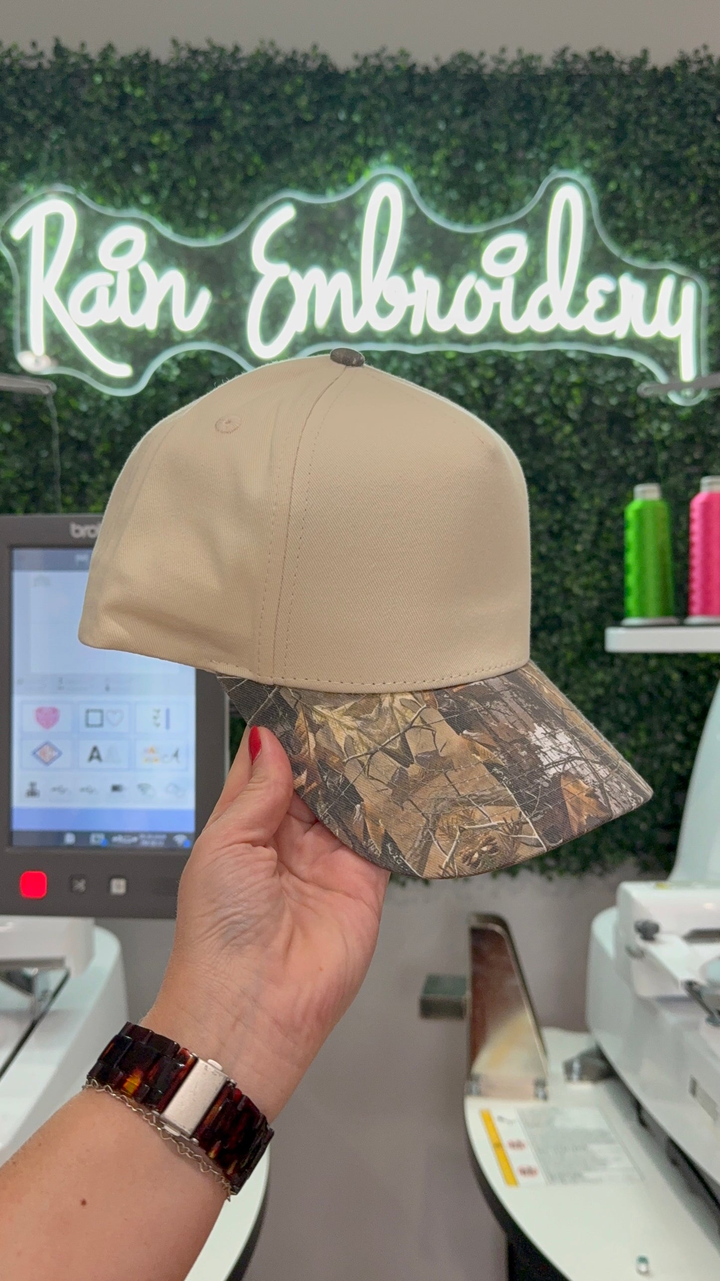 NEW! Camo Bill Trucker Hat