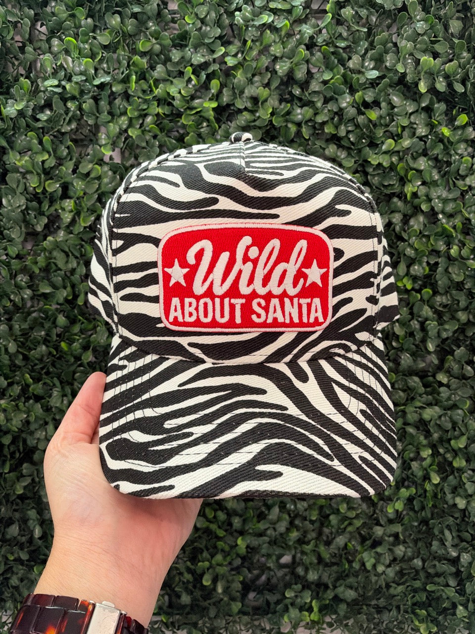 *Wild* about Santa / Zebra Hat