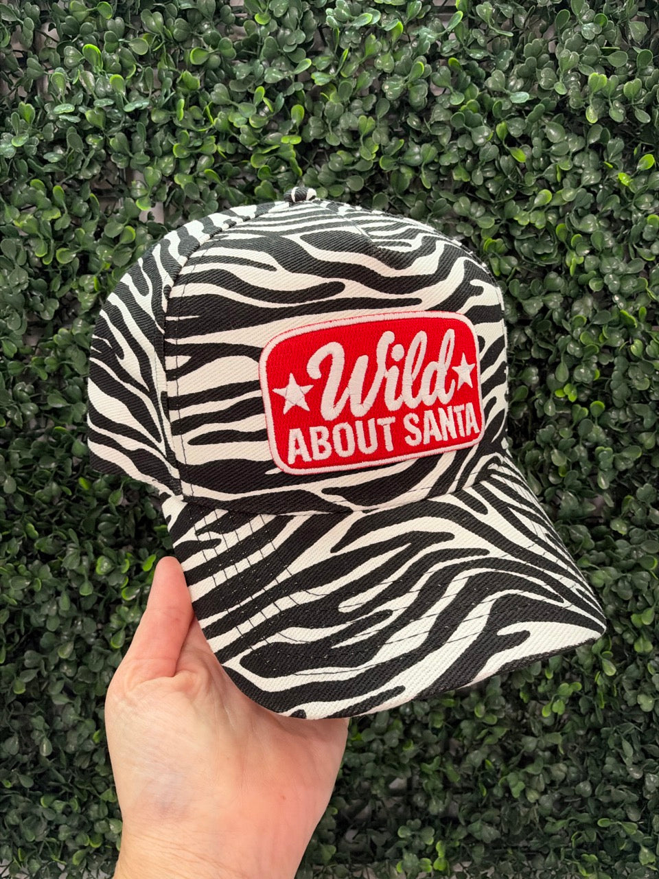 *Wild* about Santa / Zebra Hat