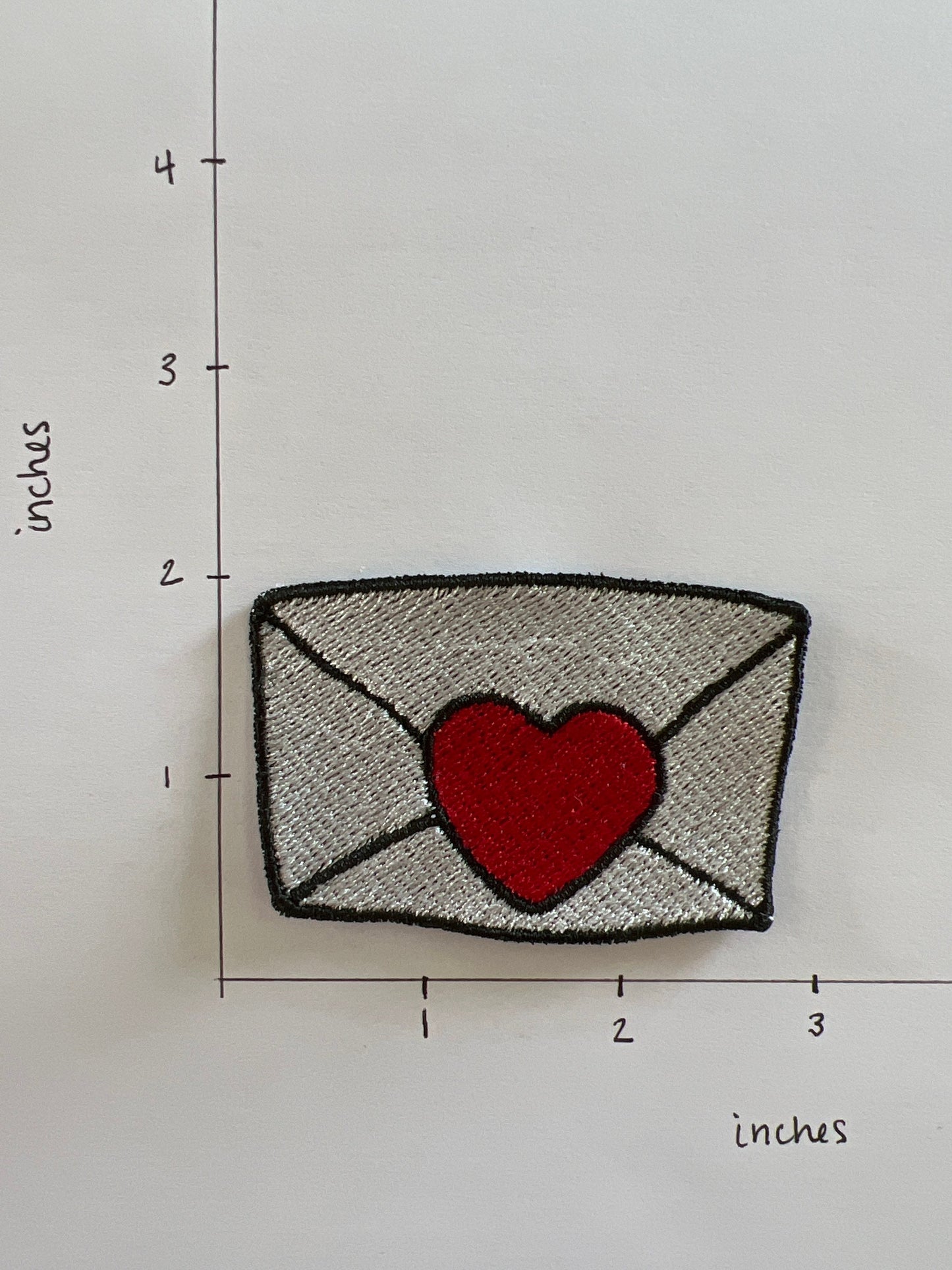 Love Letter Embroidered Patch, Girls Patch, Funny Patch, Backpack Patch, Sew On, Iron On, Jacket Patch