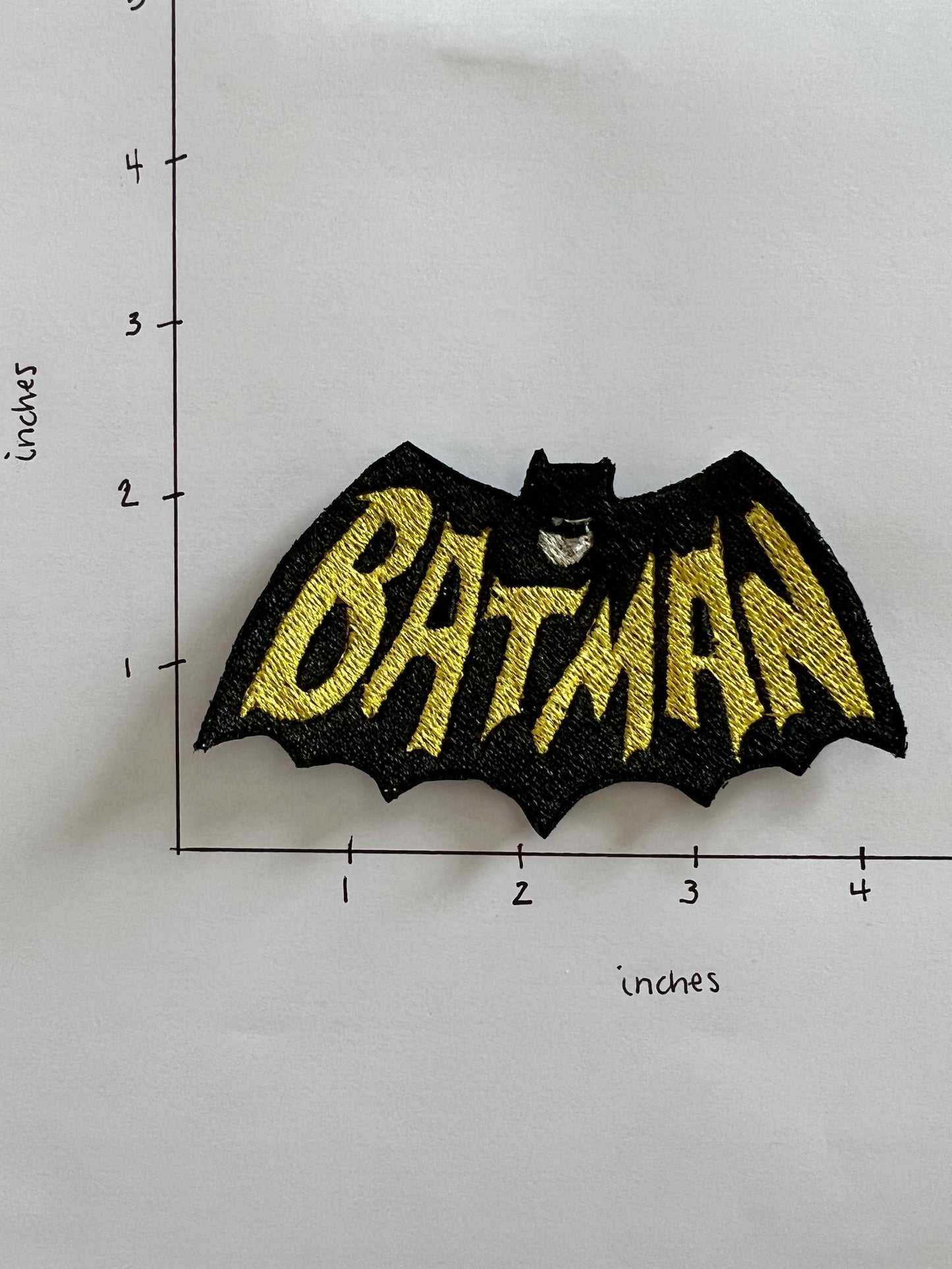 Retro Batman Embroidered Patch, Guys Patch, Girls Patch, Embroidery Design Patch, Funny Patch, Sew On, Iron On, Jacket Patch