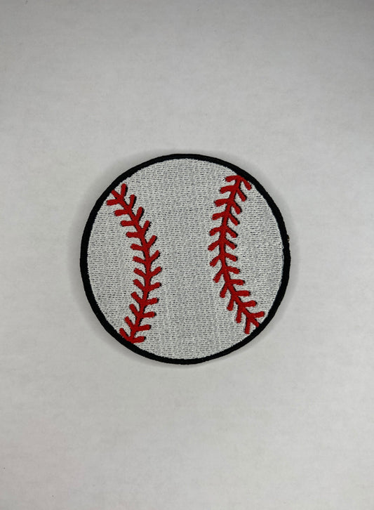 Baseball Embroidered Patch / Iron On / Sew On Patch / Sports Patch / Sports Embroidery / Jacket Patch / Backpack Patch