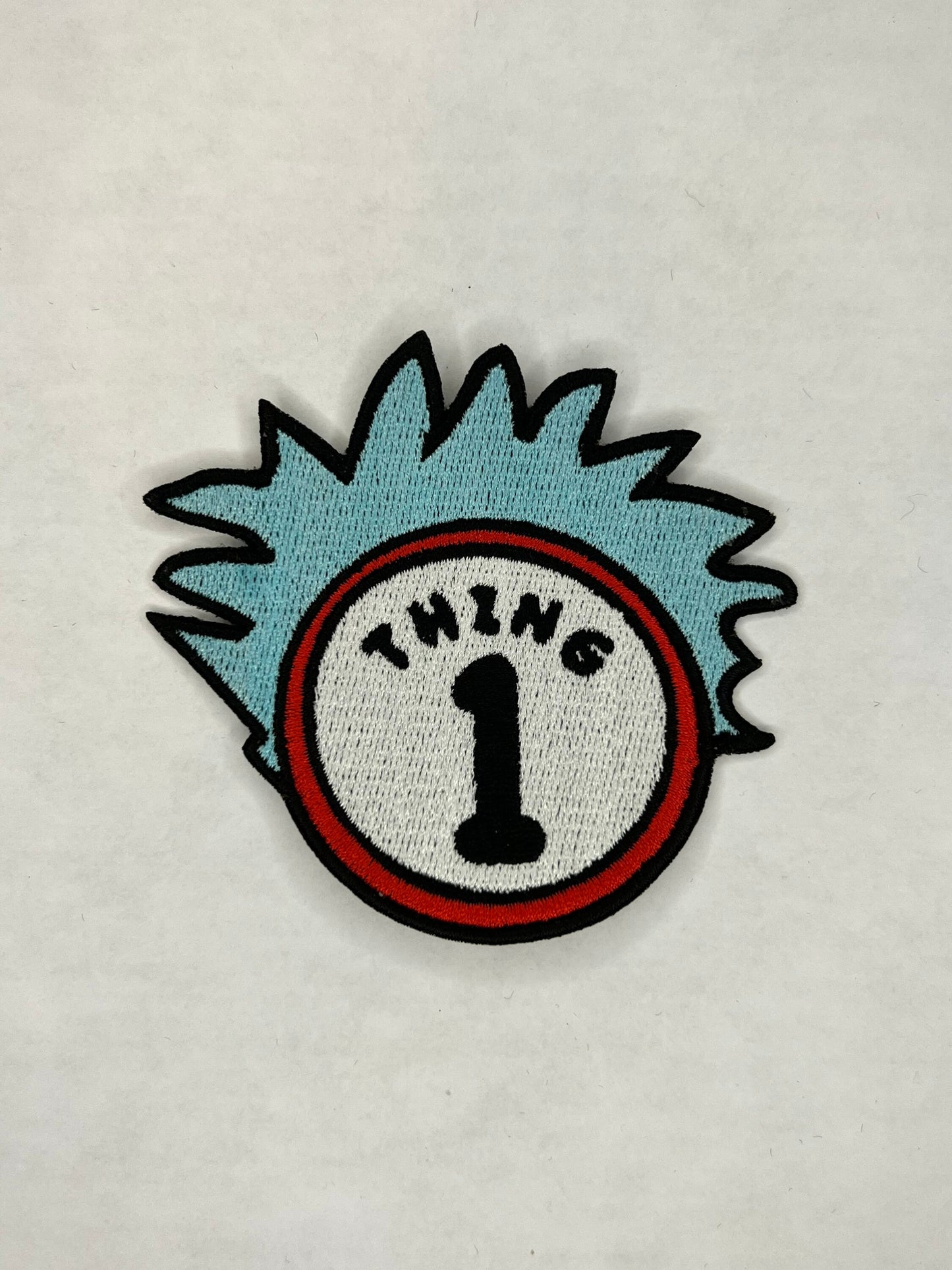 Thing One Embroidered Patch / Iron On Patch / Sew On Patch / Kids Patch / Jacket Patch / Thing 1 / Sibling Patch