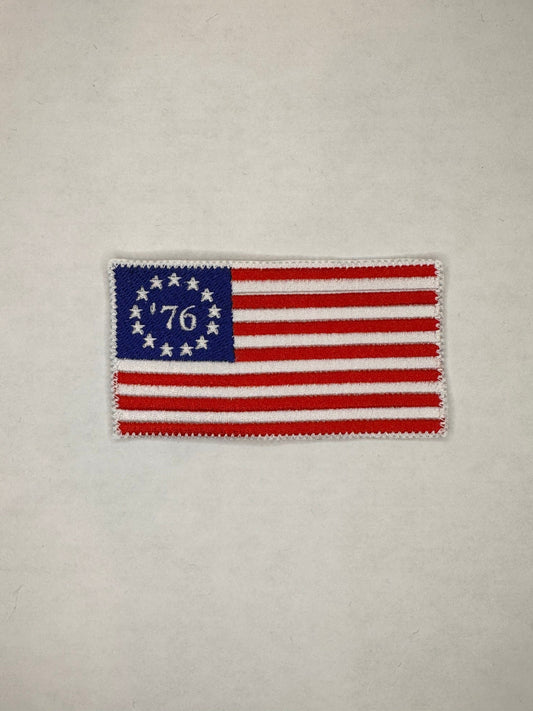 American Flag Embroidered Patch / Betsy Ross Flag Patch / Machine Embroidery / Sew On Patch / Iron On Patch / Backpack Patch / Jacket Patch