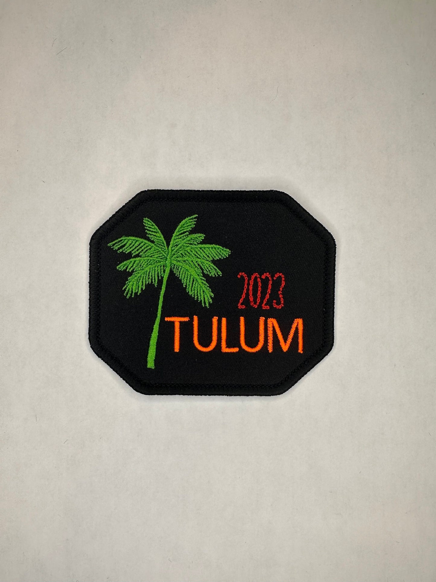 Tulum Mexico Embroidered Patch / Tulum Embroidery / Iron On Patch / Sew On Patch / Family Vacation Patch / Mexico Patch / Jacket Patch