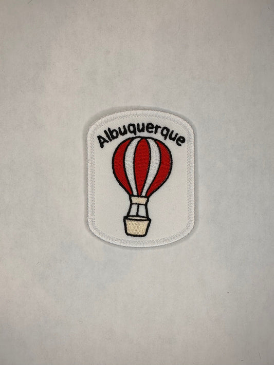 Albuquerque Embroidered Patch / Hot Air Balloon Embroidered Patch / New Mexico Travel Patch / Jacket Patch / Backpack Patch / Balloon Fiesta