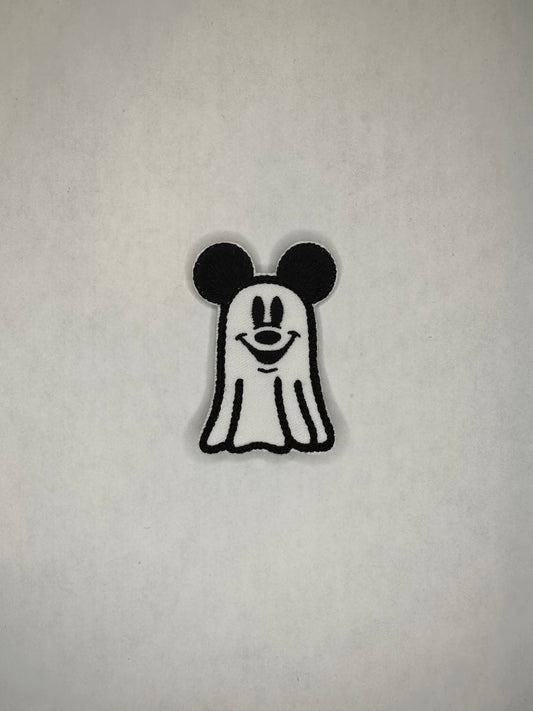 Mickey Ghost Embroidered Patch / Halloween Ghost Embroidery / Halloween Mickey / Fish Extender Gift / Disney Halloween